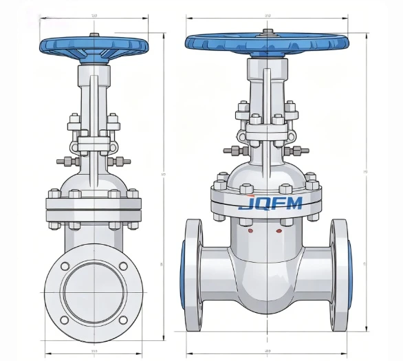 V&aacute;lvula de compuerta con sello de agua